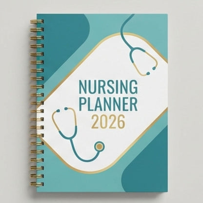 Nursing Planner 2026 – Weekly & Monthly Academic Organizer for Nursing Students