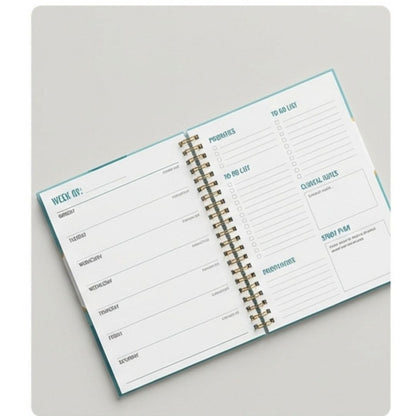 Nursing Planner 2026 – Weekly & Monthly Academic Organizer for Nursing Students